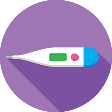 Body thermometer icon